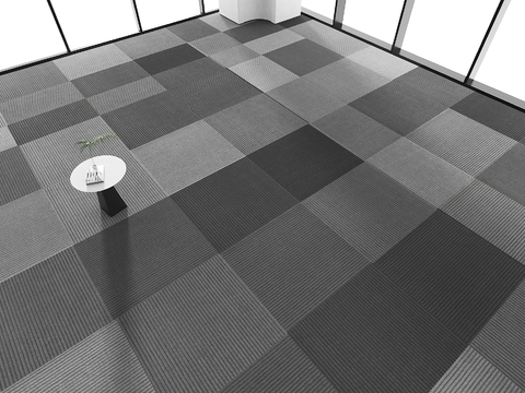 Modern office plaid carpet