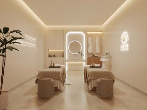 Quiet SPA Care Room Beauty Salon