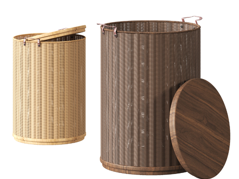 Rattan bamboo basket bamboo basket storage basket