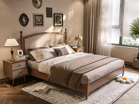 American Double Bed