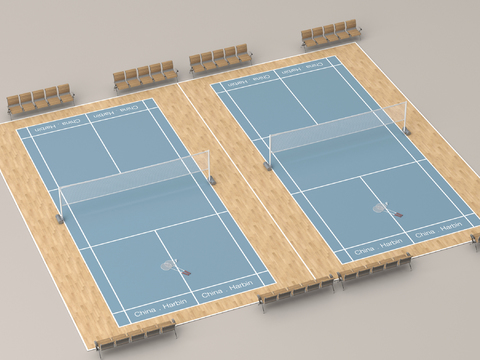 Badminton court