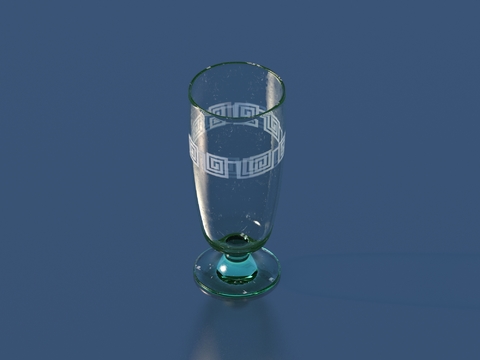 Glass cup water cup