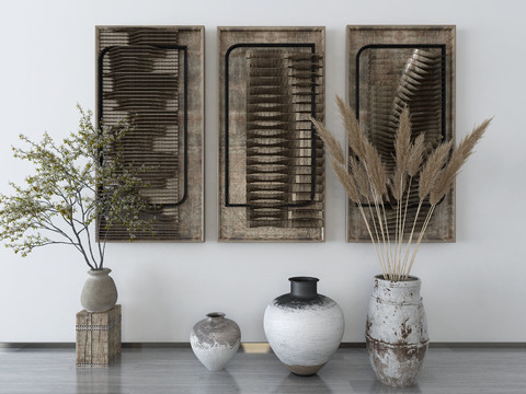 Wooden Three-Dimensional Wall Decoration