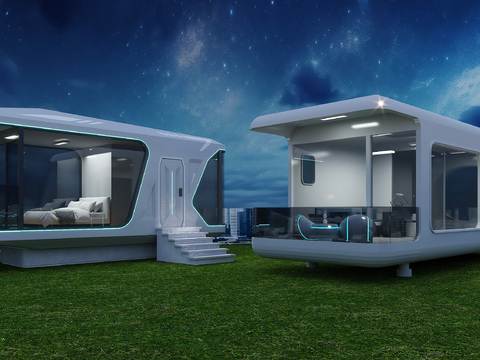 Outdoor Hotel Space Capsule Homestay