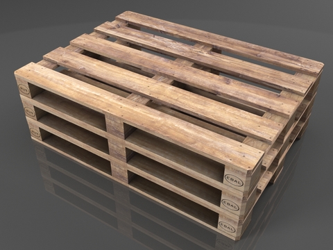 wooden pallet support