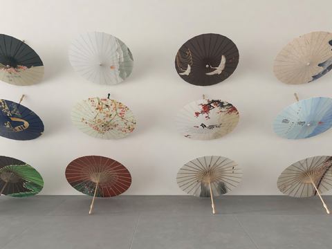 Chinese-style Oil Paper Umbrella Bone Umbrella