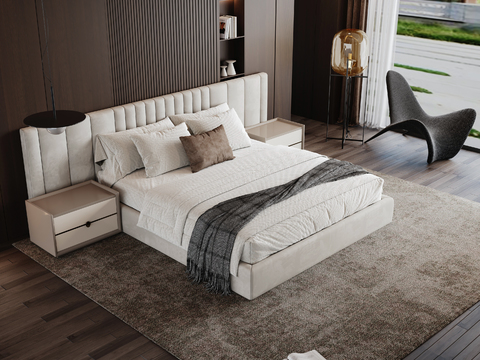 Minotti double bed