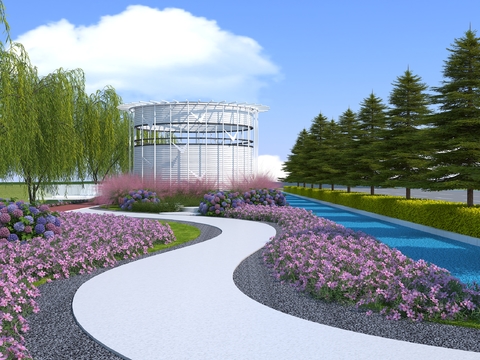 Modern Garden Park Landscape