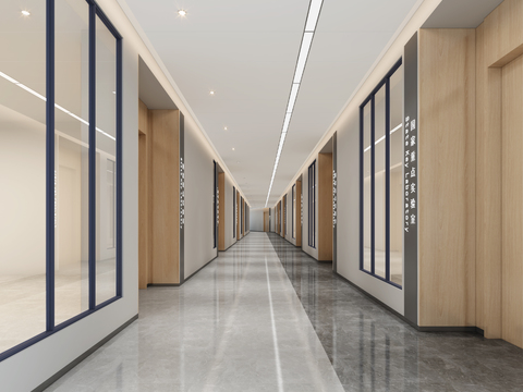 Corporate aisle corridor