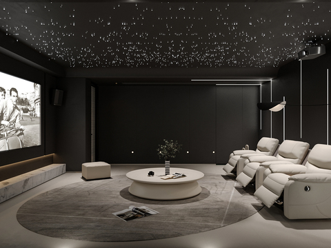 modern video room viewing room