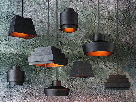 Industrial wind chandelier free