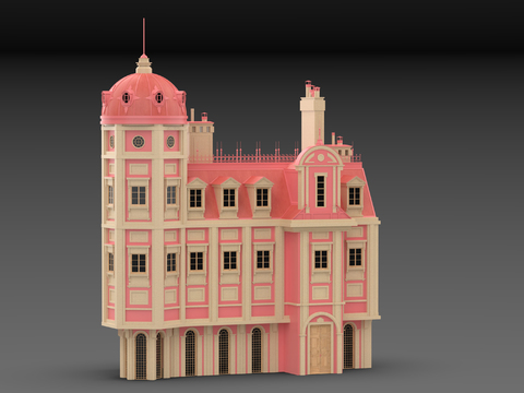 European Villa Castle Component