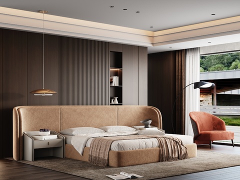 Minotti double bed