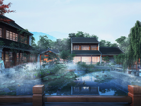 New Chinese Ancient Building Attractions Park