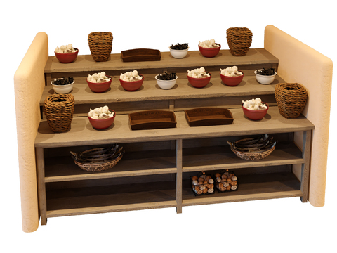 Buffet table, seasonings table, pick-up table