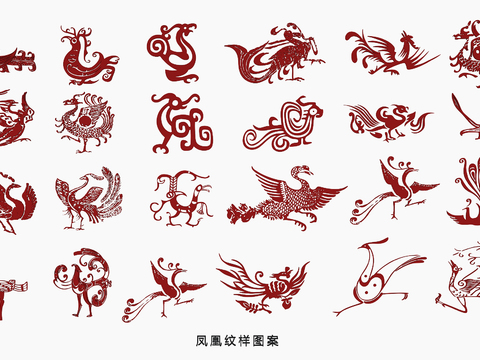 Chinese traditional phoenix wall decoration