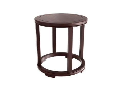 New Chinese-style corner several round several solid wood edge several