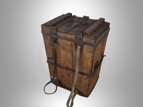 Industrial wind box wooden box