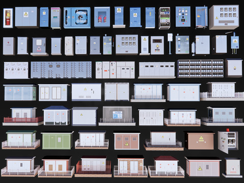 Distribution room Distribution box Substation box Industrial equipment room