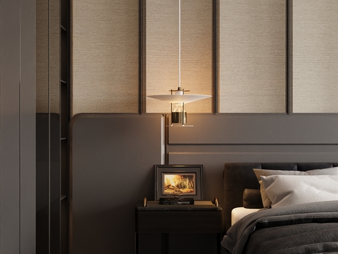 Bedside small chandelier