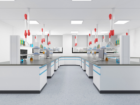 Modern Laboratory Chemistry Room