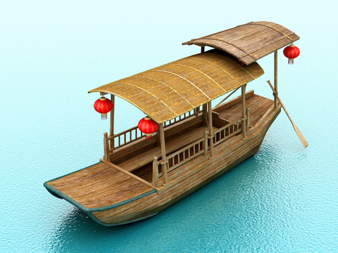 Chinese style tour wooden boat