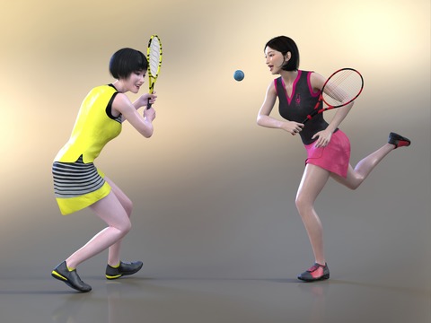 Modern Tennis Girl