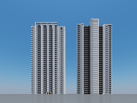 Residential commercial housing in high-rise residential quarters