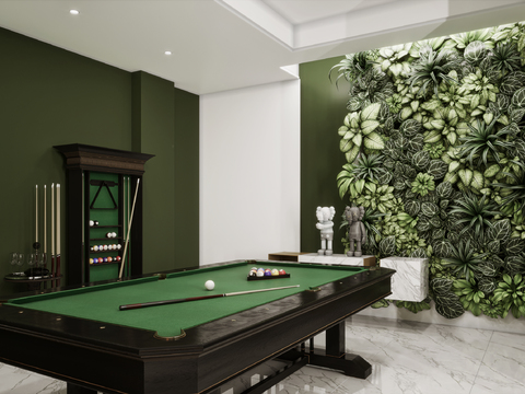 Modern Billiards Room Billiards Hall