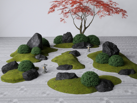 Landscape Stone Black Mountain Stone Stone Micro-terrain