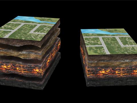 stratigraphic profile magmatic layer geothermal energy