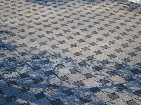 Square Tile Pavement