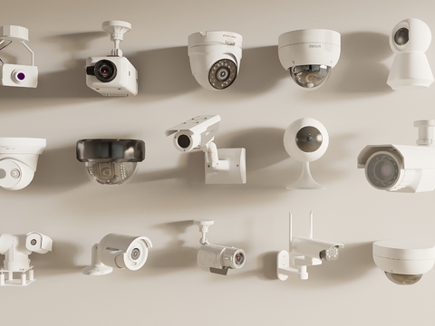 Security surveillance camera monitor