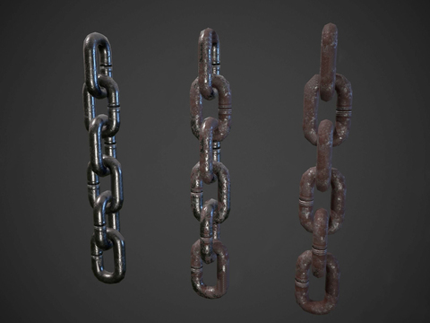 Industrial wind rust iron chain