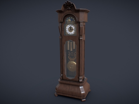 European-style retro clock vertical clock