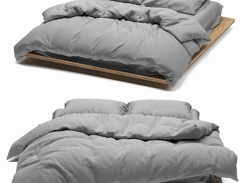 minimalistic tatami double bed