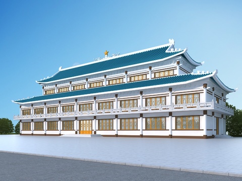 Appearance of North Korea Office Building