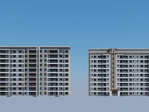 High-rise residential district residential small house