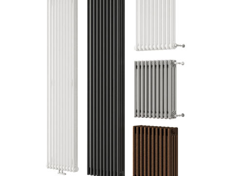 Vertical radiator heater heater pipe