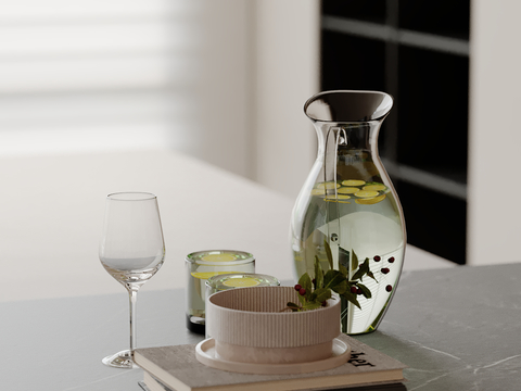 Modern Tableware Measuring Cup Water Cup Goblet