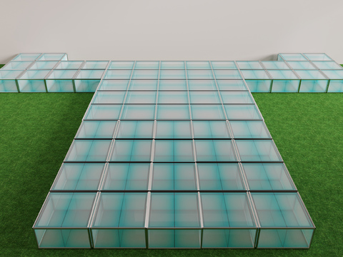 Glass stage Glass platform