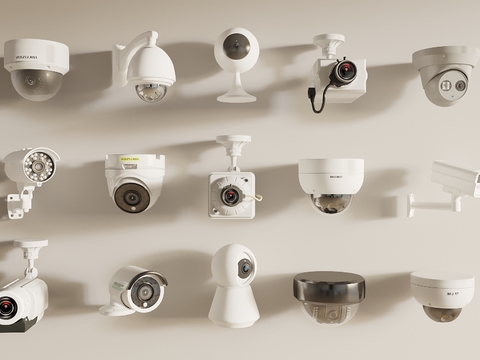 Security surveillance camera monitor