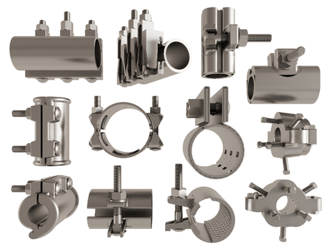 Pipe clamp pipe parts