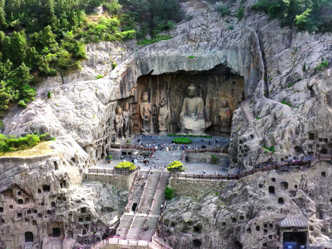 Chinese-style Longmen Grottoes