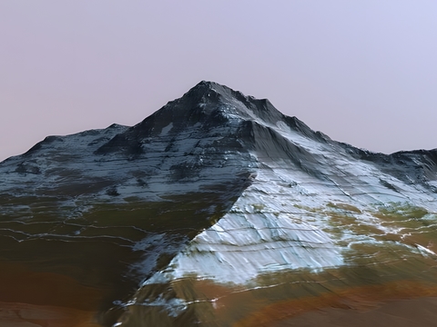 modern mountain iceberg