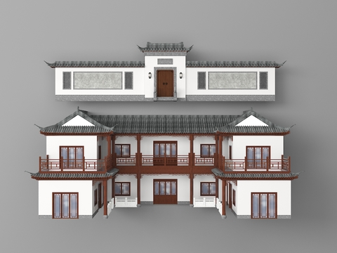 Chinese-style self-built rural houses