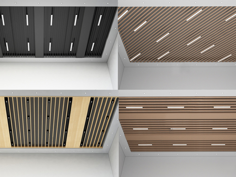 Grille suspended ceiling square ceiling