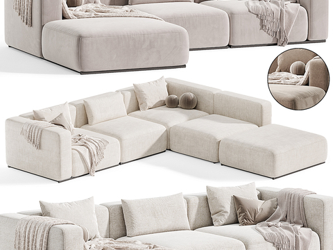 Poliform Couch corner sofa