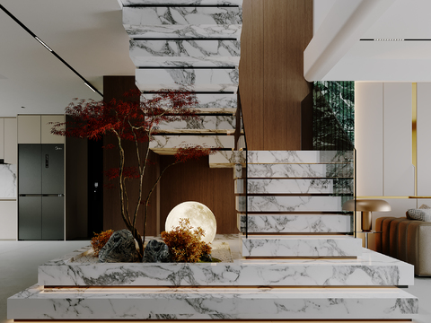 Affordable Luxury Style Stairwell Stairwell Landscape