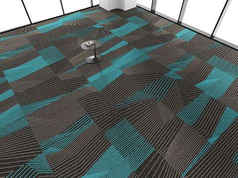 Modern office plaid carpet